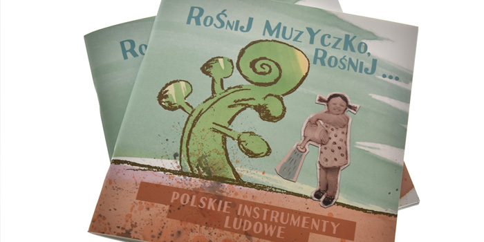 Książeczka o polskich instrumentach ludowych dla dzieci